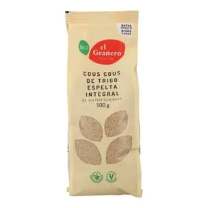 Cous Cous de Trigo Espelta Integral Bio El Granero 500 gr