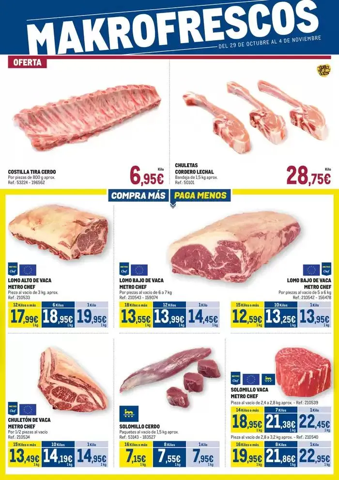 Catálogo de Makro Fresco Centro 30 de octubre al 4 de noviembre 2024 - Página 1