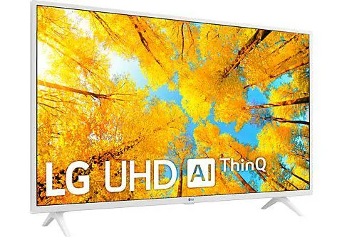 TV LED 43" - LG 43UQ76906LE, UHD 4K, Procesador Inteligente α5 Gen5 AI Processor 4K, Smart TV, DVB-T2 (H.265), Blanco