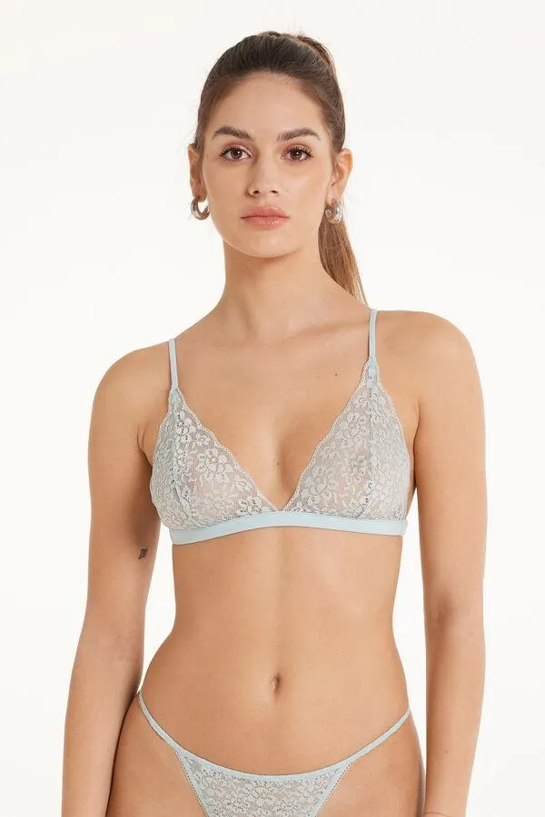 Sujetador Triángulo Lisbon Sin Relleno de Encaje Reciclado