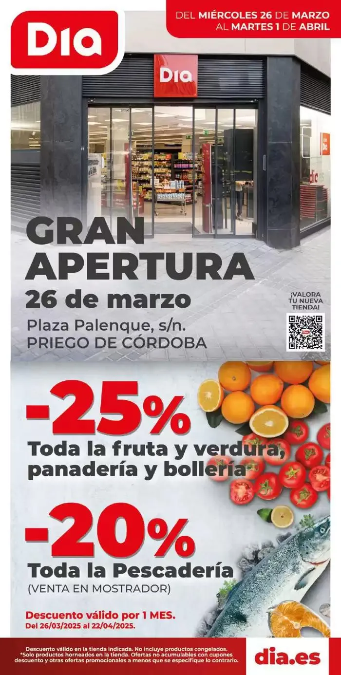 Catálogo de Gran apertura Dia del 26/03 al 01/04  26 de marzo al 1 de abril 2025 - Página 1