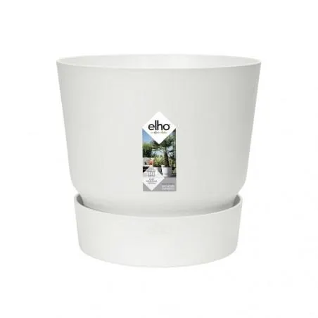 MACETA GREENVILLE ROUND BLANCA