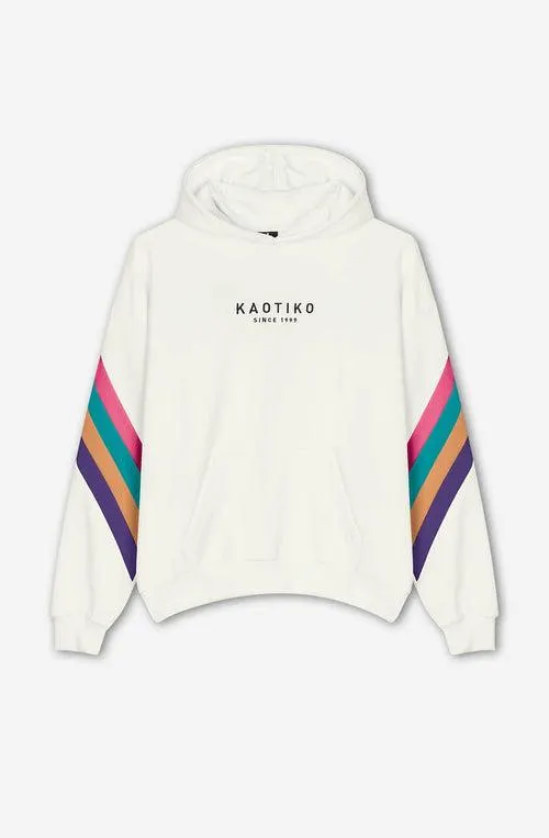 Ivory/ Fuchsia/ Emerald Walker Sweatshirt