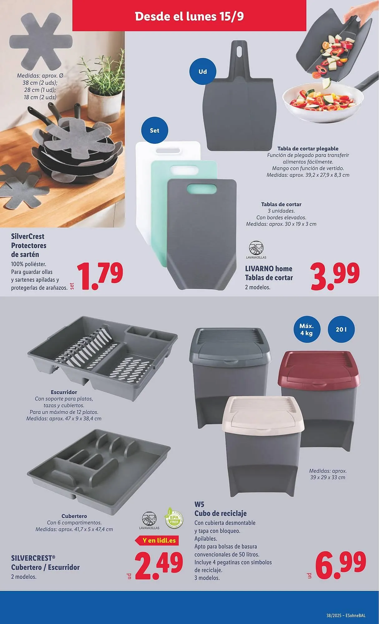 Catálogo de Catálogo Lidl 15 de septiembre al 21 de septiembre 2025 - Página 9