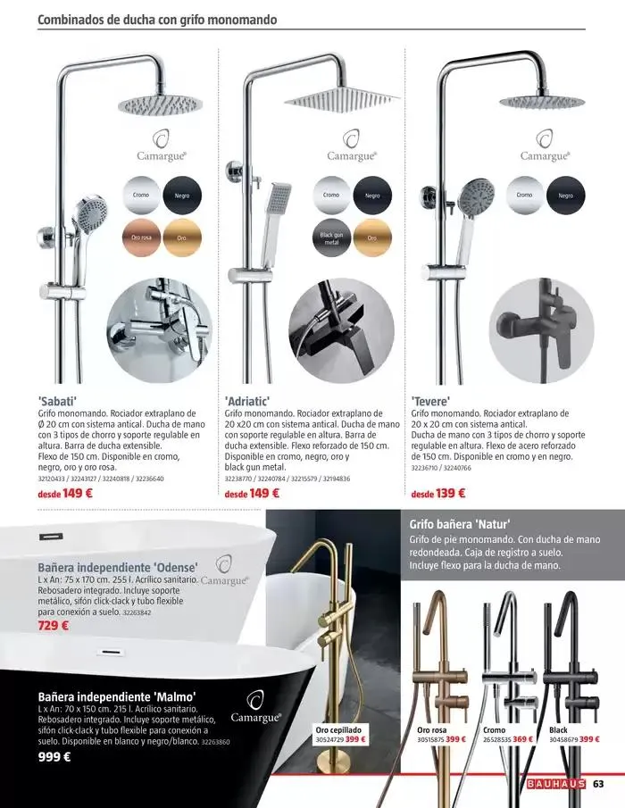 Catálogo de Renueva baños y cocinas 27 de febrero al 25 de marzo 2025 - Página 63