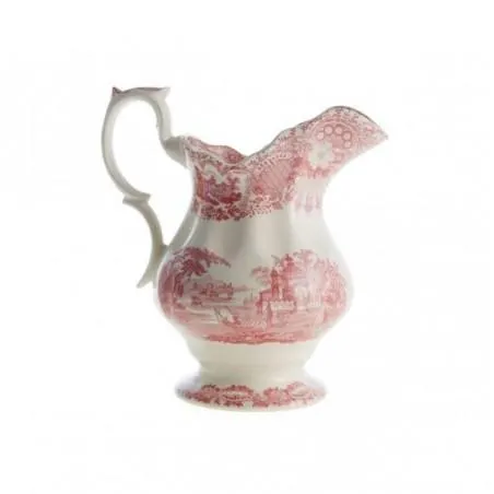 Jarro aguamanil rosa Cartuja