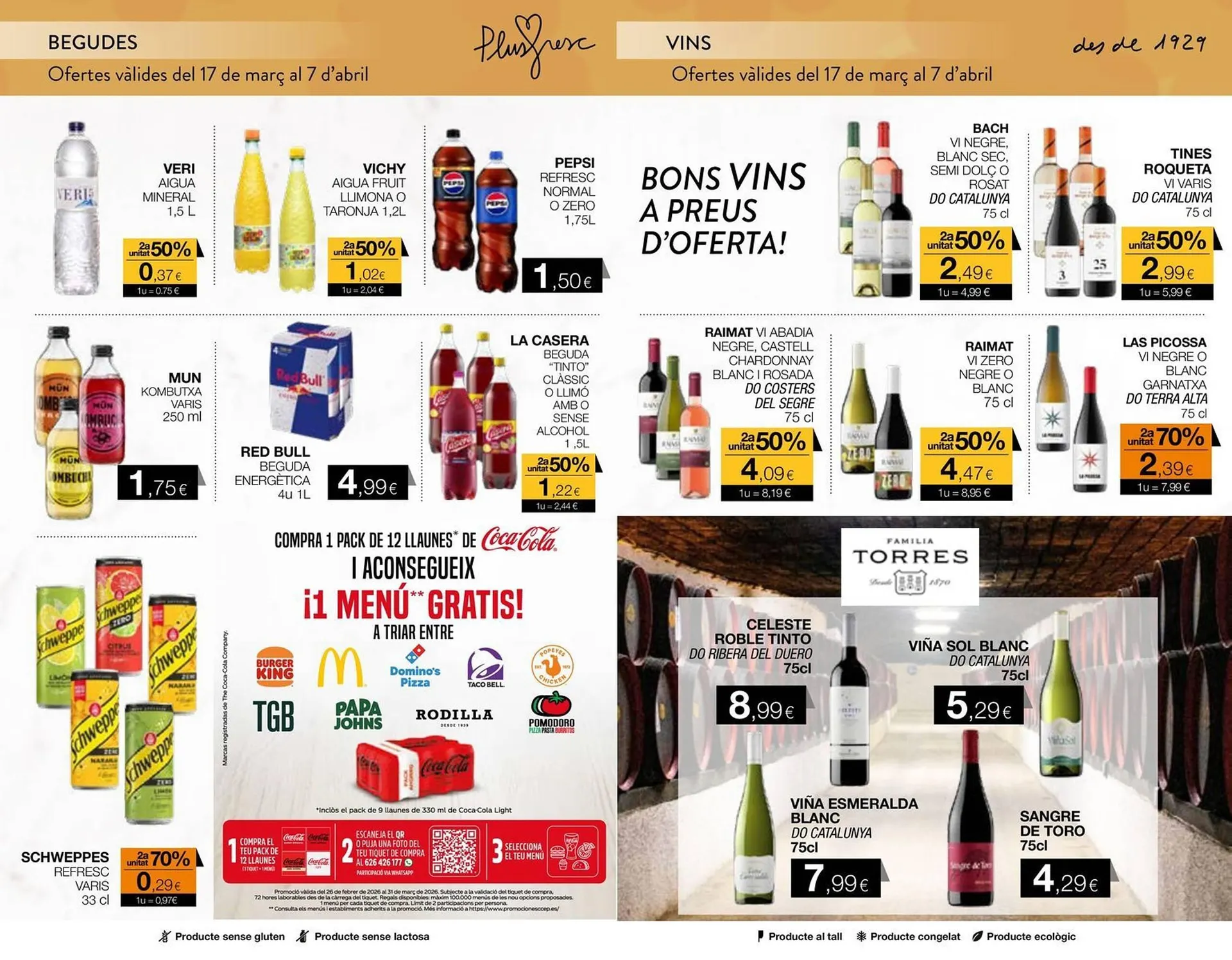 Catálogo de Folleto Plusfresc 17 de marzo al 7 de abril 2026 - Página 8
