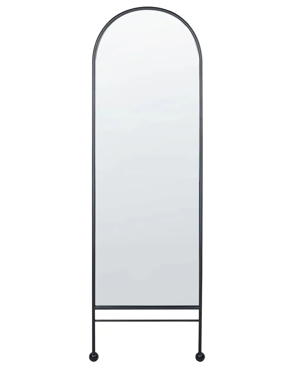 Espejo JARNAGES 45 cm 145 cm Metal Negro