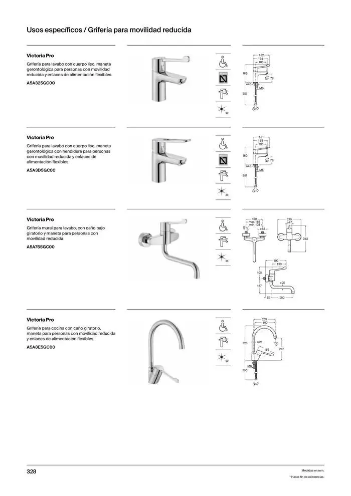 Catálogo de Colecciones de Baño, Muebles y Accesorios 9 de enero al 31 de diciembre 2025 - Página 330