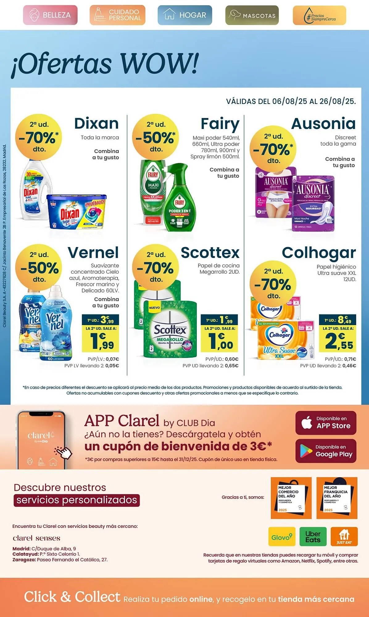 Catálogo de Folleto Clarel 6 de agosto al 26 de agosto 2025 - Página 16