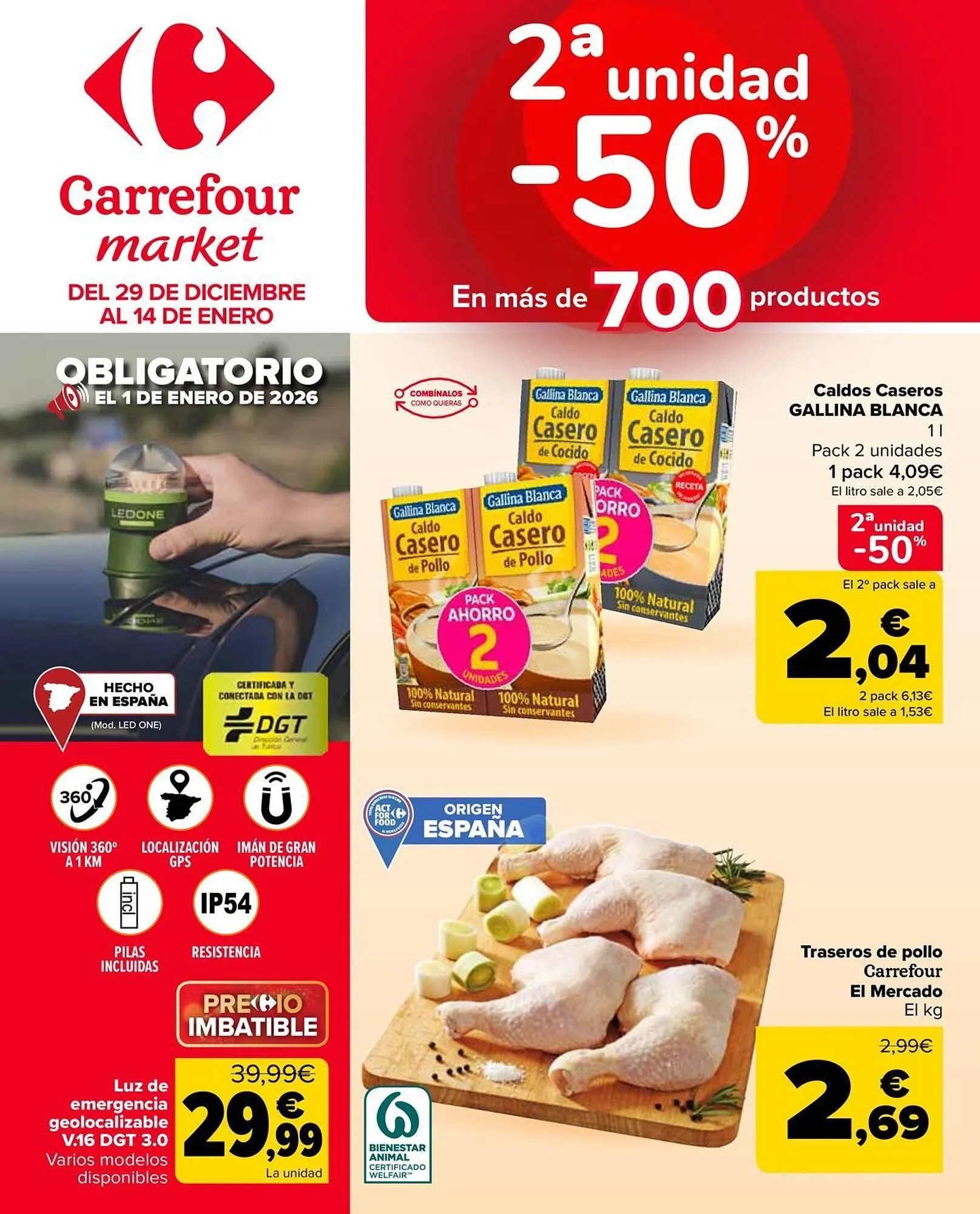 Catálogo de Folleto Carrefour Market 29 de diciembre al 14 de enero 2026 - Página 1