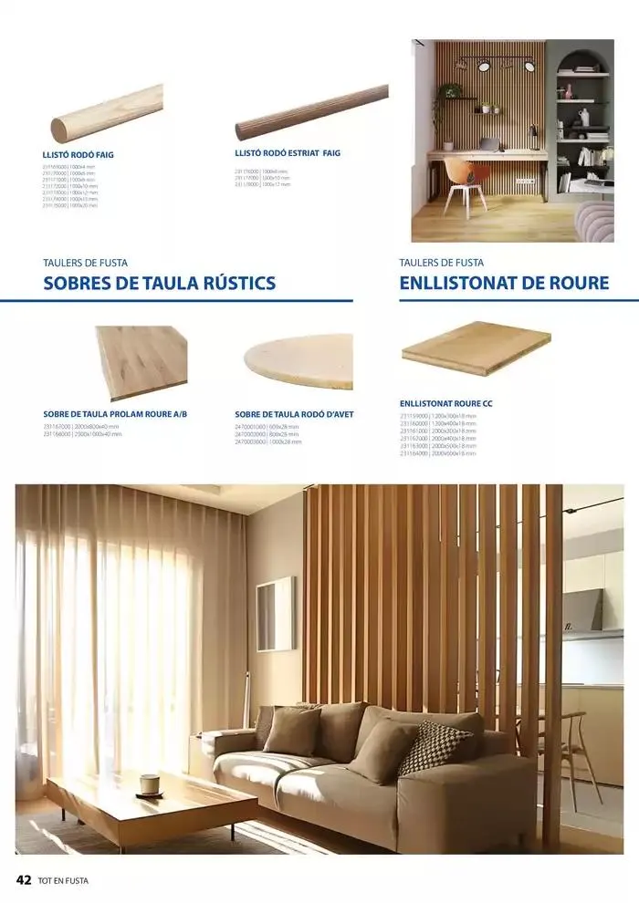 Catálogo de Tot en fusta 1 de enero al 31 de diciembre 2025 - Página 42