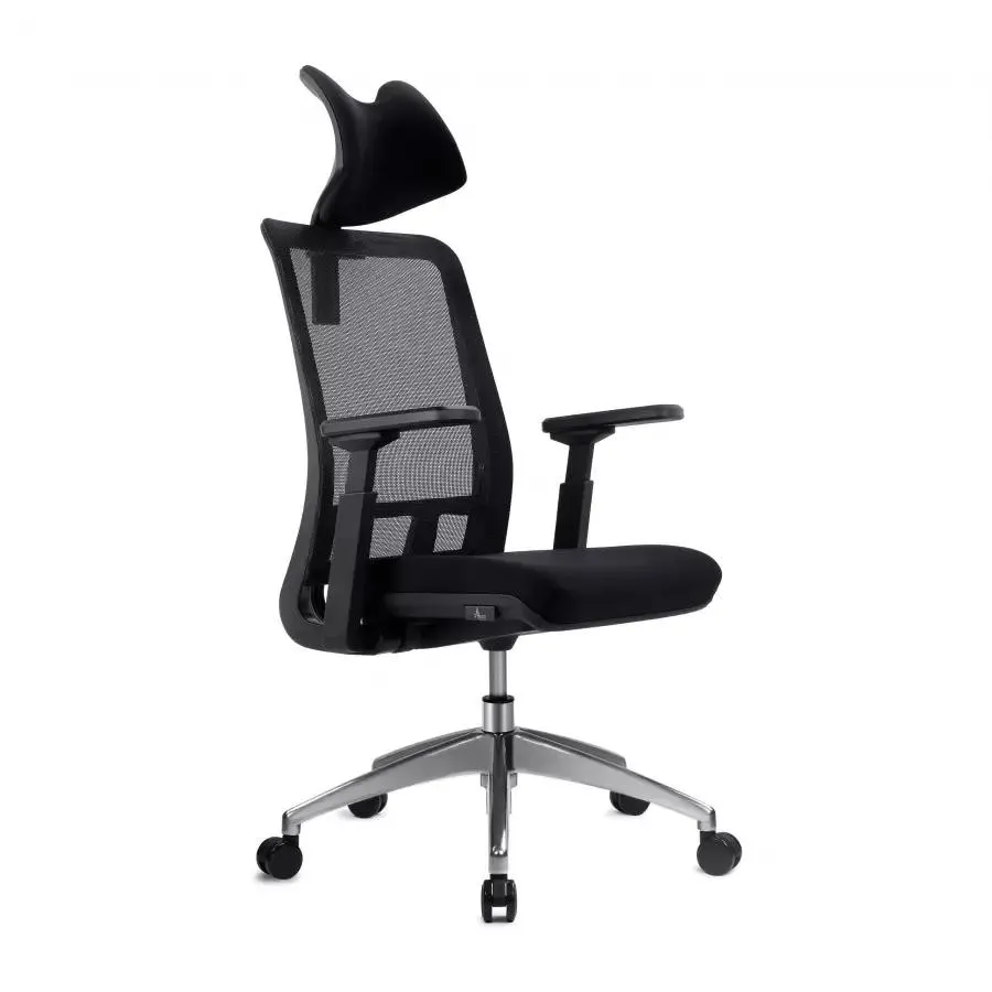 Silla de oficina ergonómica Shifter con reposacabezas red - Negro