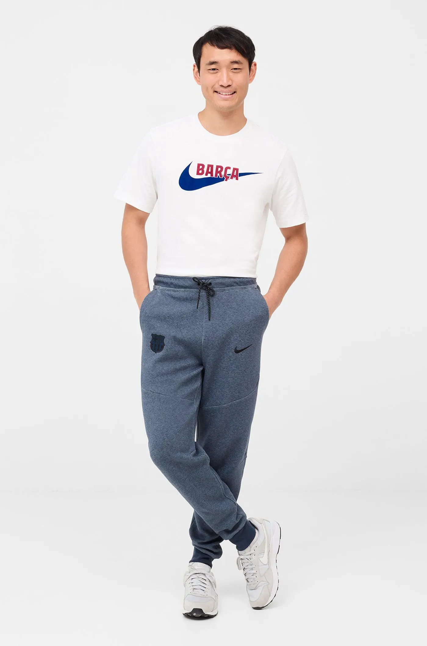 Pantalón tech azul Barça Nike