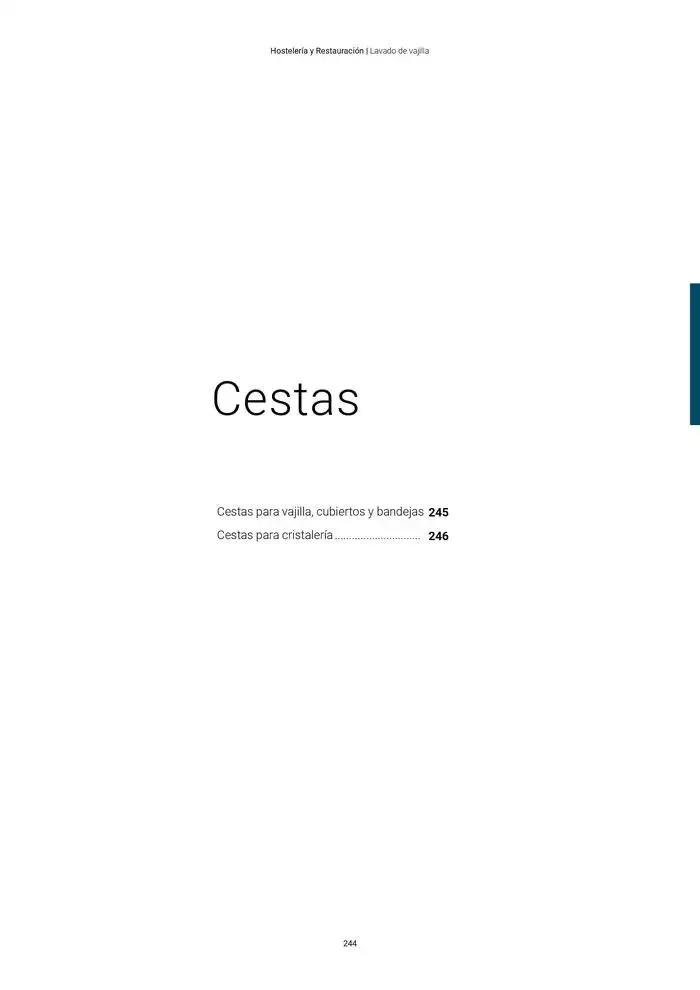 Catálogo de Catálogo Hostelería y Restauración 3 de marzo al 3 de junio 2025 - Página 245