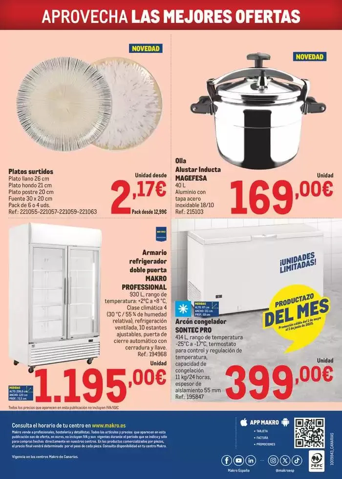 Catálogo de Makro Precios Canarias 5 de mayo al 1 de junio 2025 - Página 32