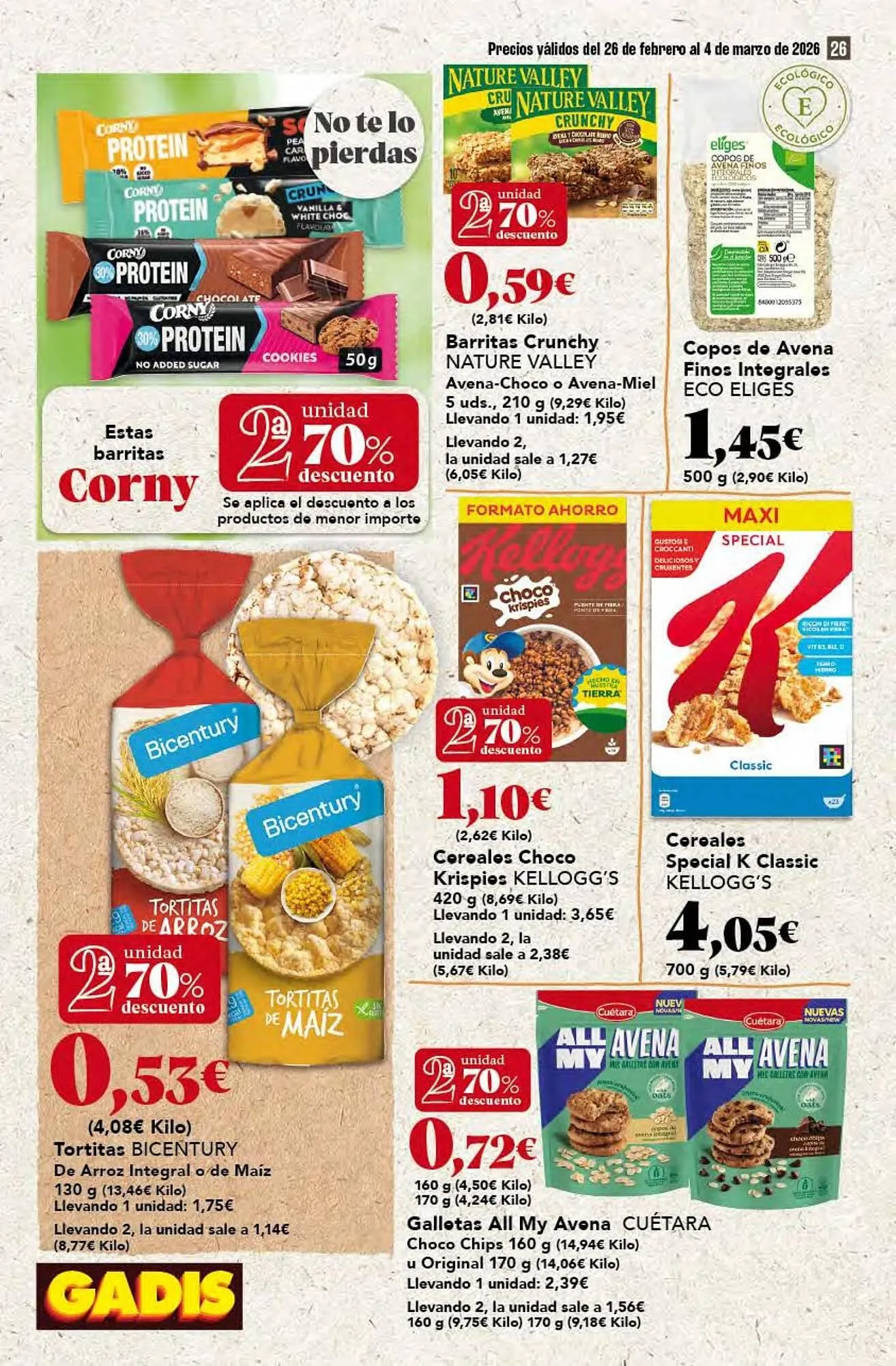 Catálogo de Folleto Gadis 26 de febrero al 4 de marzo 2026 - Página 26