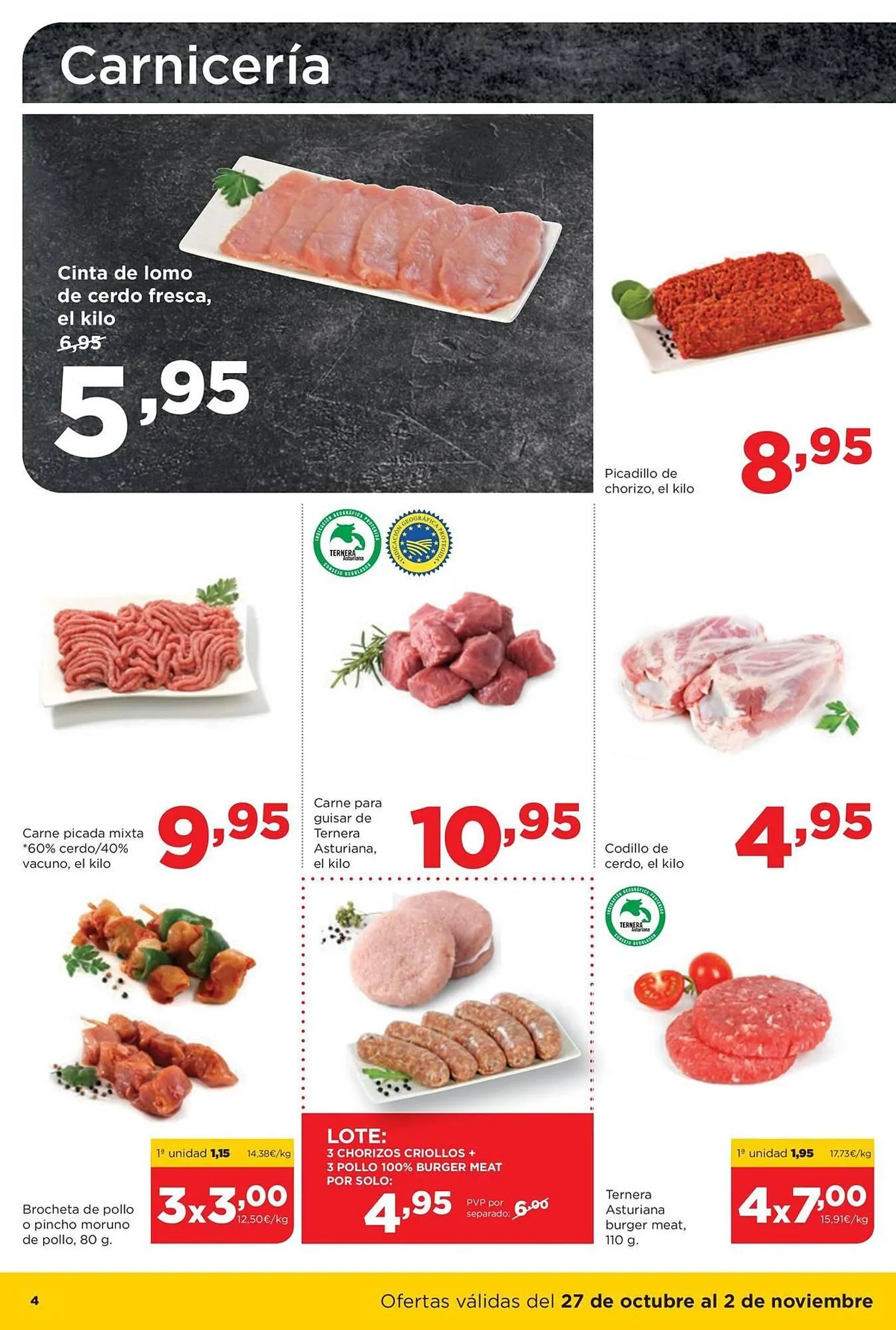 Catálogo de Folleto Alimerka 27 de octubre al 2 de noviembre 2025 - Página 4