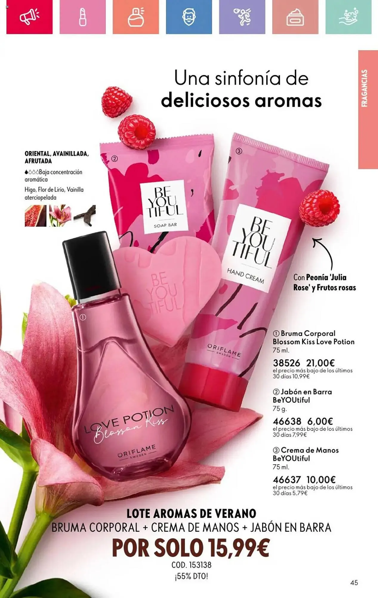 Catálogo de Folleto Oriflame 22 de junio al 12 de julio 2025 - Página 45