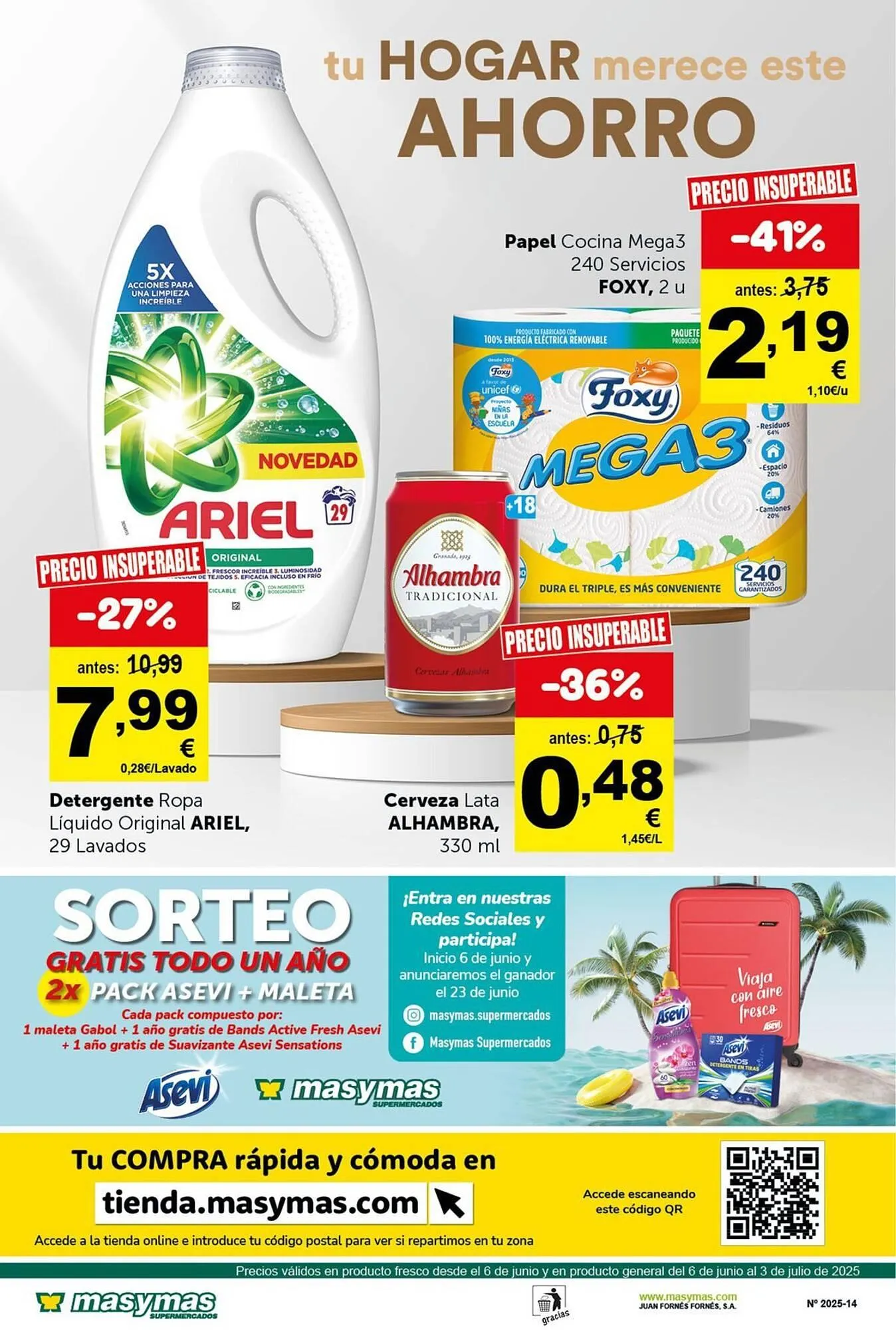 Catálogo de Folleto Masymas 6 de junio al 7 de septiembre 2025 - Página 18
