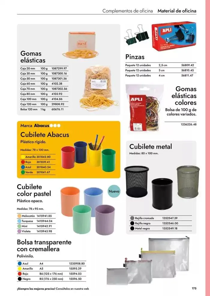 Catálogo de Catálogo Escolar 2025-2026 6 de mayo al 31 de diciembre 2026 - Página 177