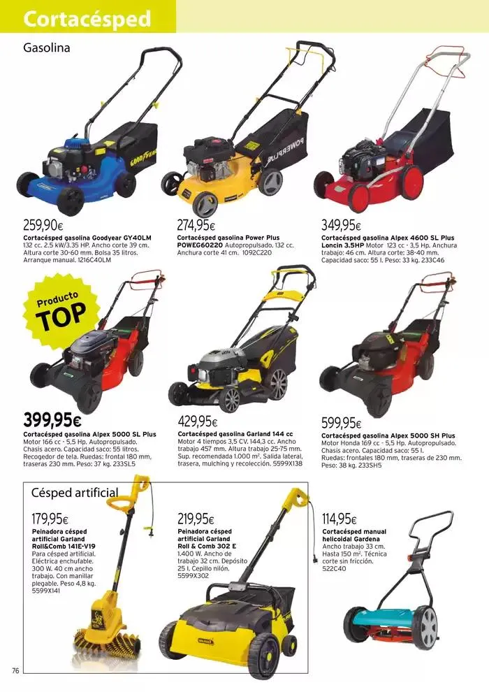 Catálogo de Transforma tu jardín y terraza 1 de enero al 31 de diciembre 2025 - Página 76