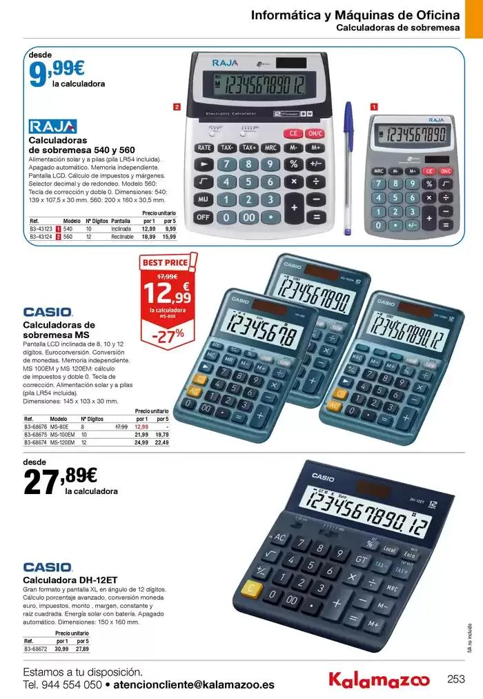 Catálogo de Staples Kalamazoo Catálogo General 9 de enero al 30 de septiembre 2025 - Página 253