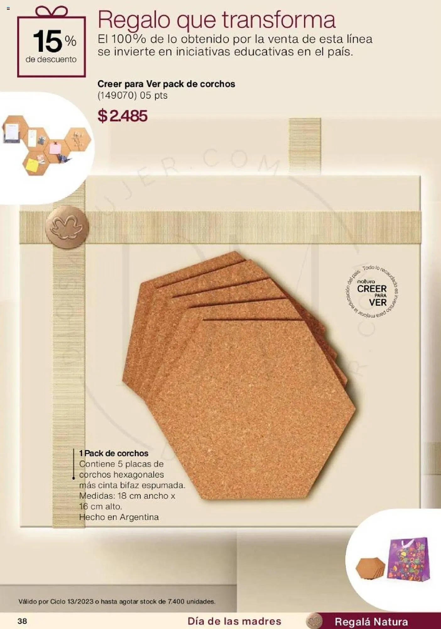 Catálogo de Folleto Natura 1 de septiembre al 30 de septiembre 2023 - Página 38