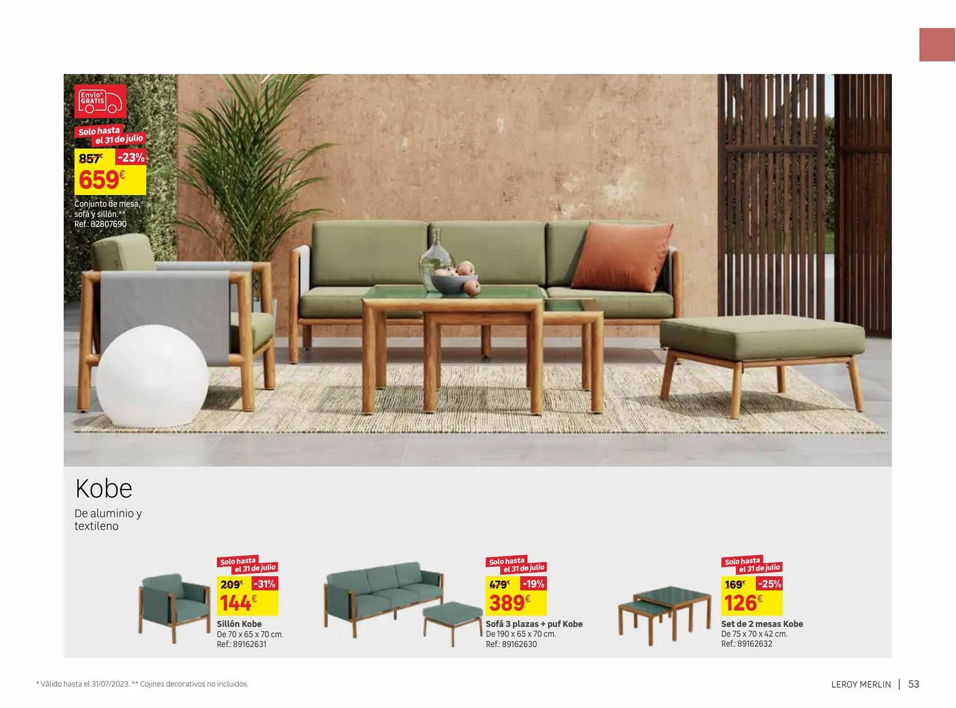 Catálogo de Folleto Leroy Merlin 9 de junio al 31 de julio 2023 - Página 53