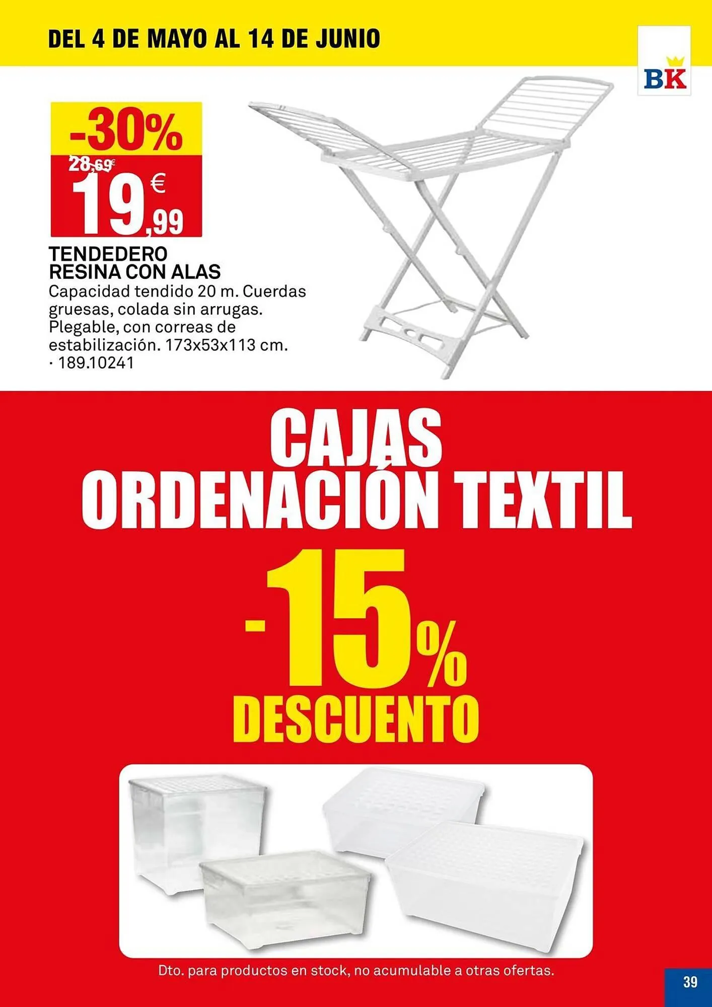 Catálogo de Catálogo Bricoking 5 de mayo al 14 de junio 2026 - Página 39
