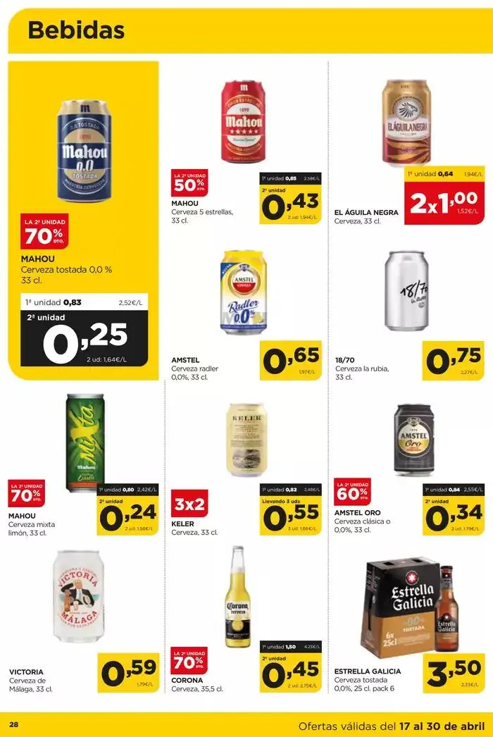 Catálogo de Ofertas válidas en Castilla y León y Galicia del 17 al 30 de abril 17 de abril al 30 de abril 2025 - Página 28