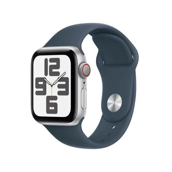 Apple Watch SE | GPS + Cellular | 40mm | Caja Aluminio Plata | Correa deportiva Azul | M/L - MRGM3QL/A