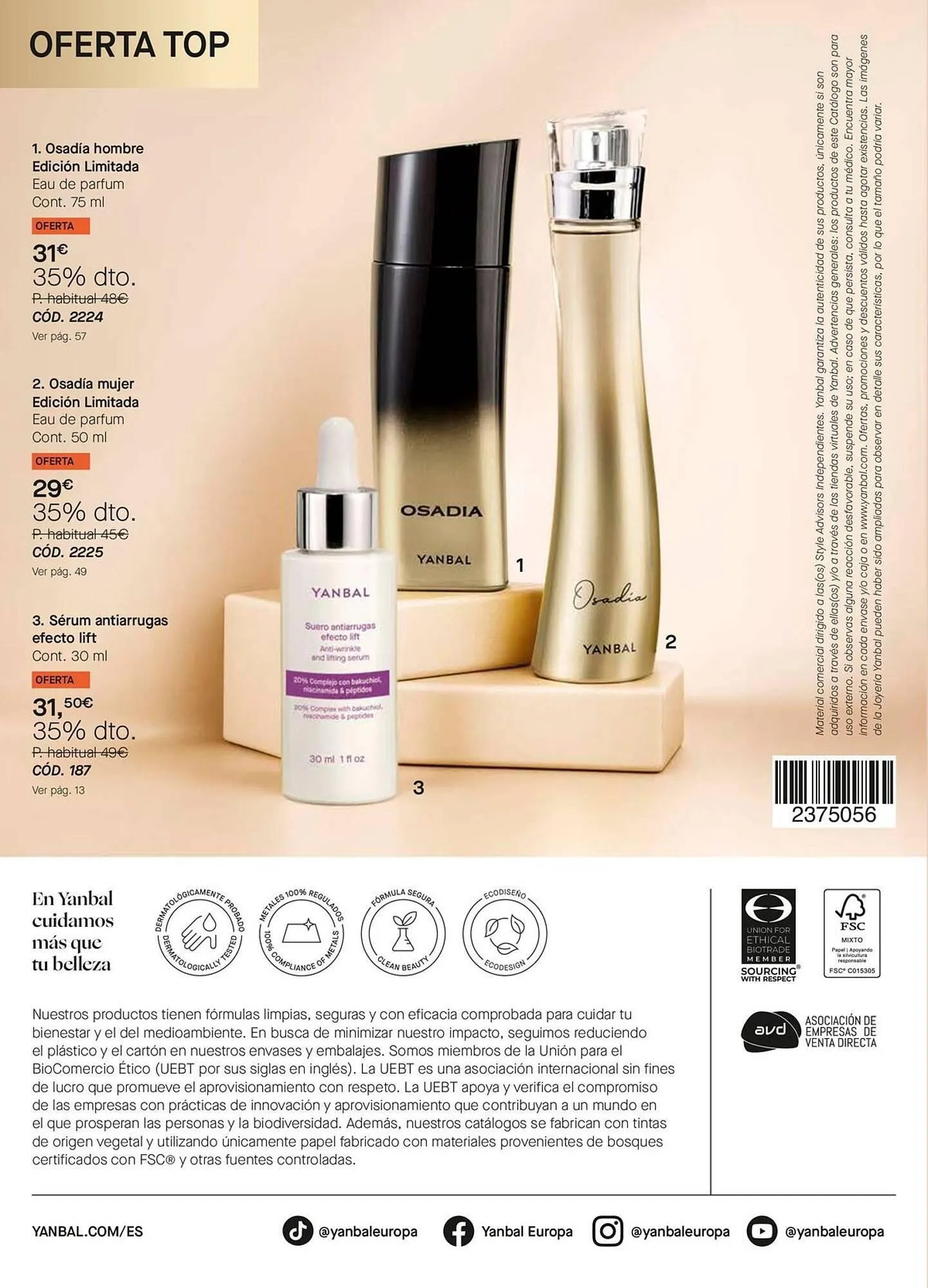 Catálogo de Folleto Yanbal 8 de noviembre al 5 de diciembre 2025 - Página 60