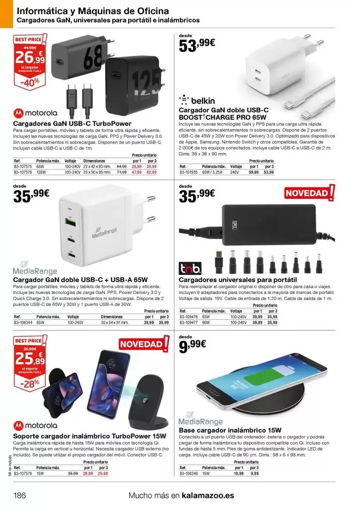 Catálogo de Staples Kalamazoo Catálogo General 9 de enero al 30 de septiembre 2025 - Página 186