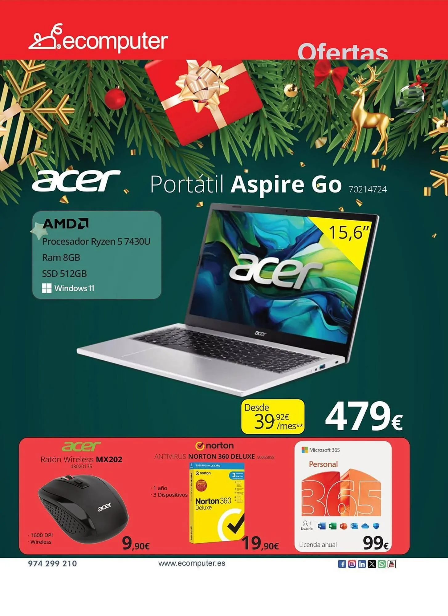 Catálogo de Catálogo Ecomputer 19 de diciembre al 31 de diciembre 2025 - Página 1