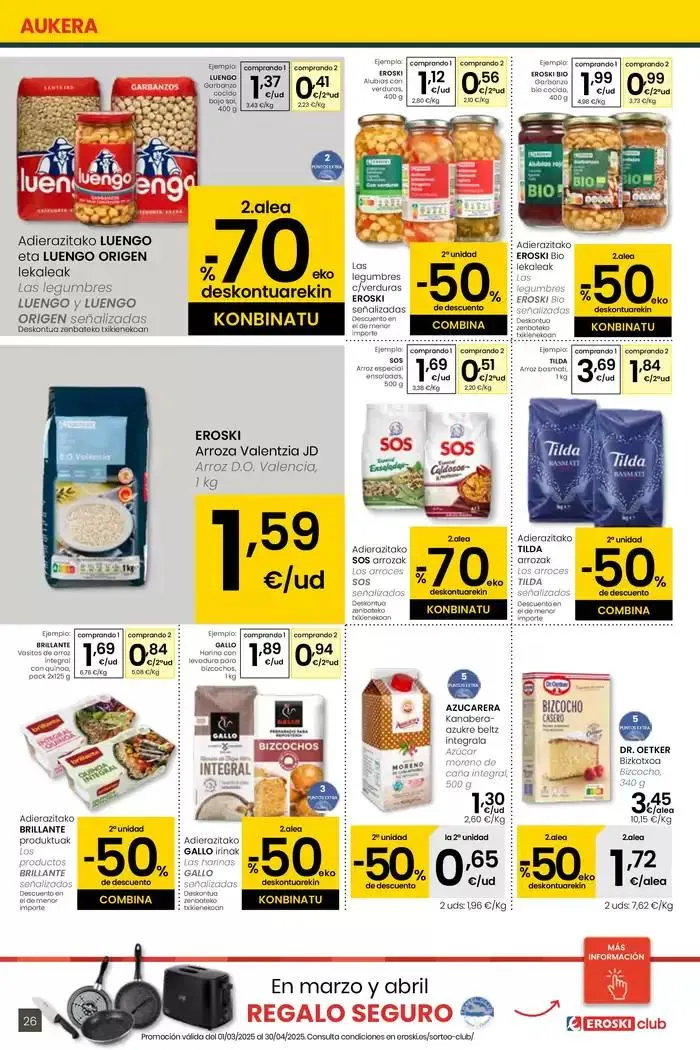 Catálogo de AUKERA OFERTA EROSKI CENTER 10 de abril al 29 de abril 2025 - Página 26