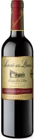 Vino tinto DO Valdepeñas Señorío los Llanos crianza