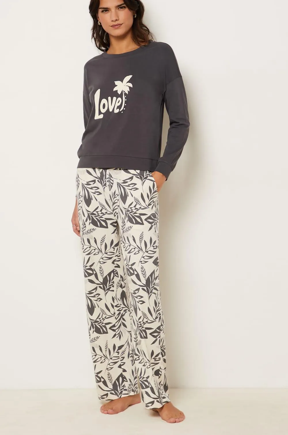 Pantalón pijama estampado