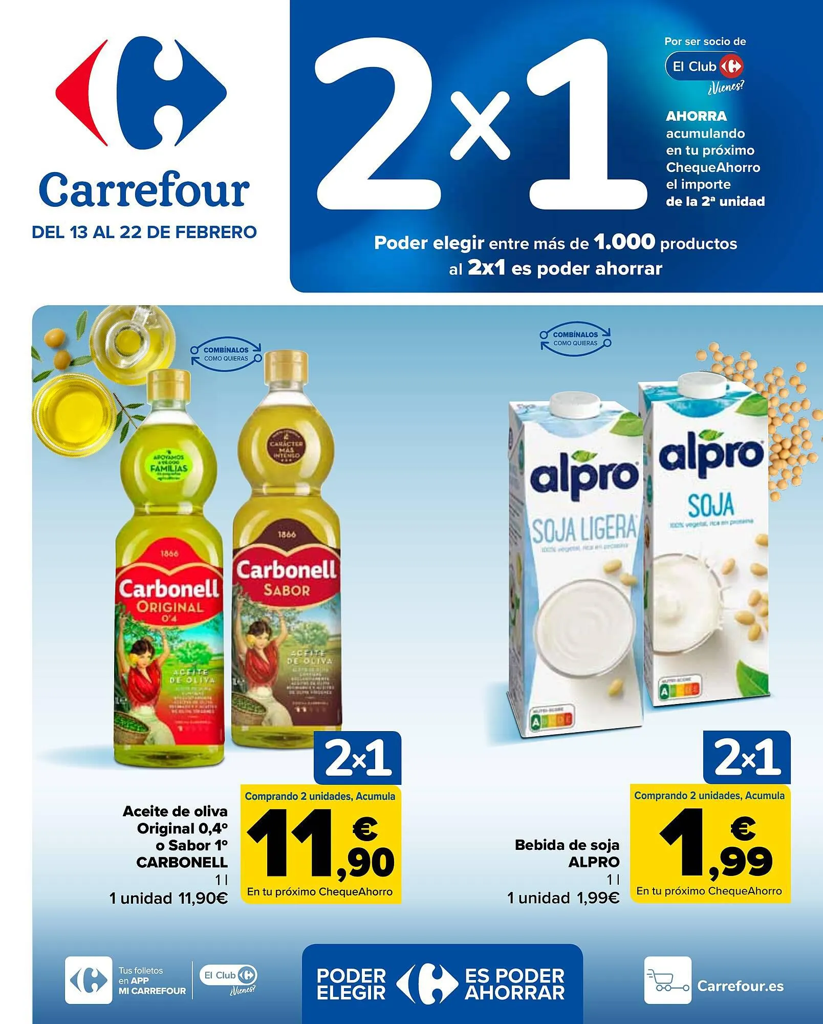 Catálogo de Folleto Carrefour 13 de febrero al 22 de febrero 2024 - Página 1