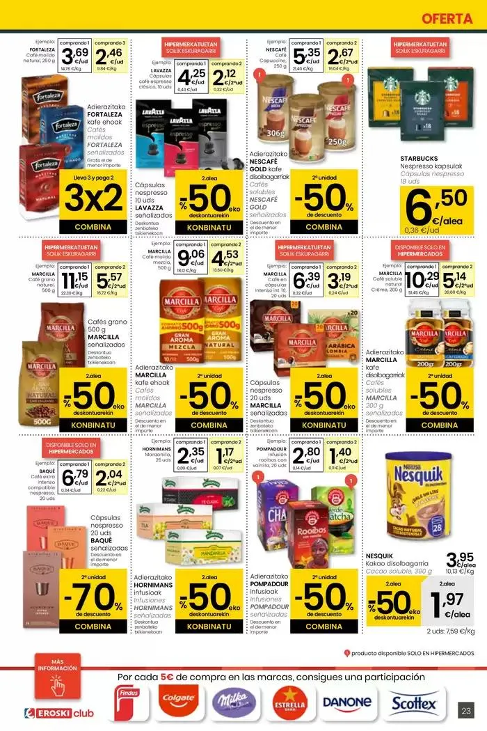 Catálogo de AUKERA OFERTA HIPERMERKATUAK EROSKI 10 de abril al 29 de abril 2025 - Página 23