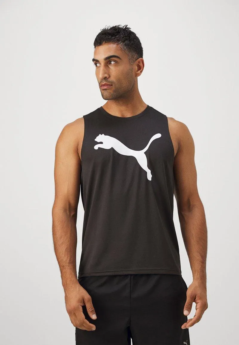 ESSENTIAL SLEEVELESS TANK - Top - black