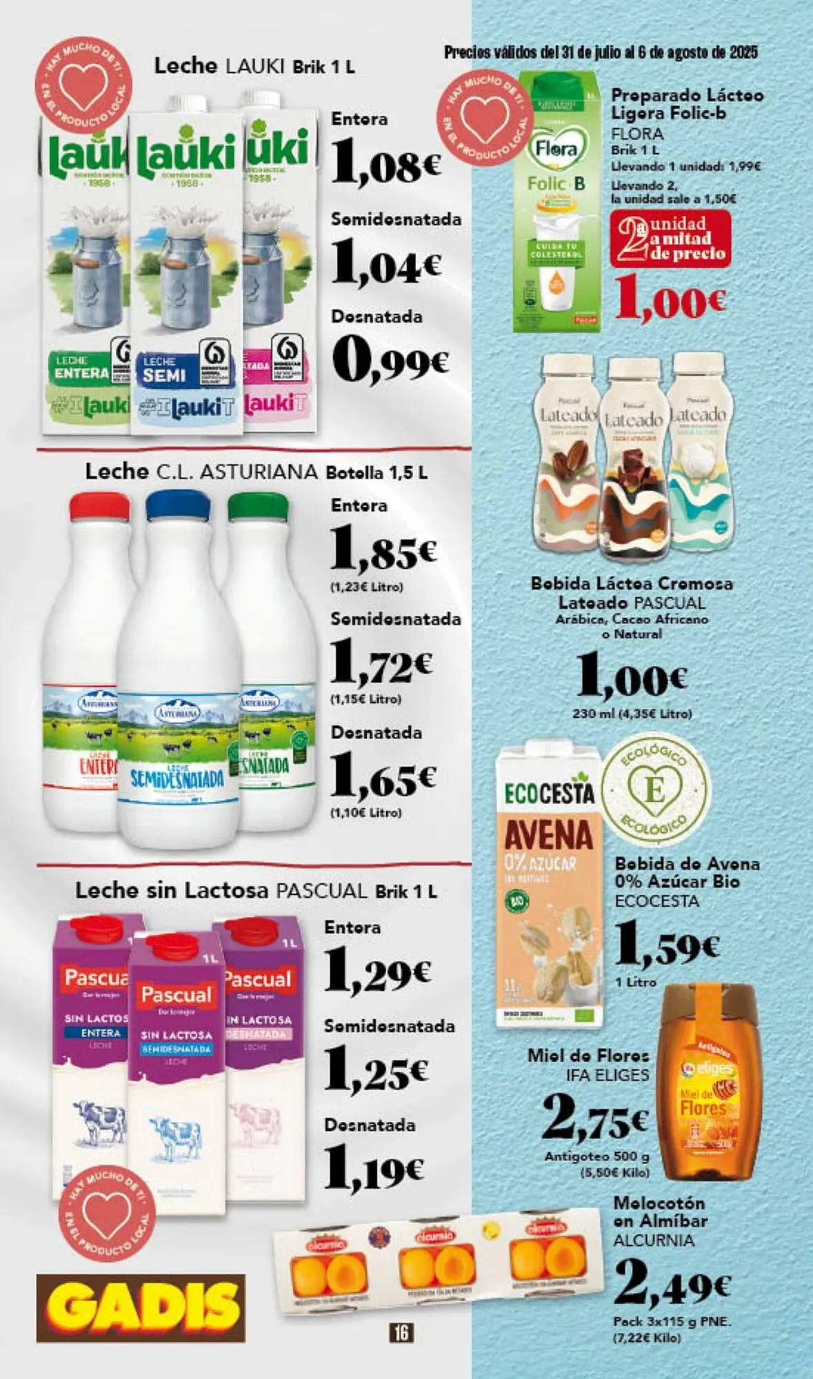 Catálogo de Folleto Gadis 31 de julio al 6 de agosto 2025 - Página 16