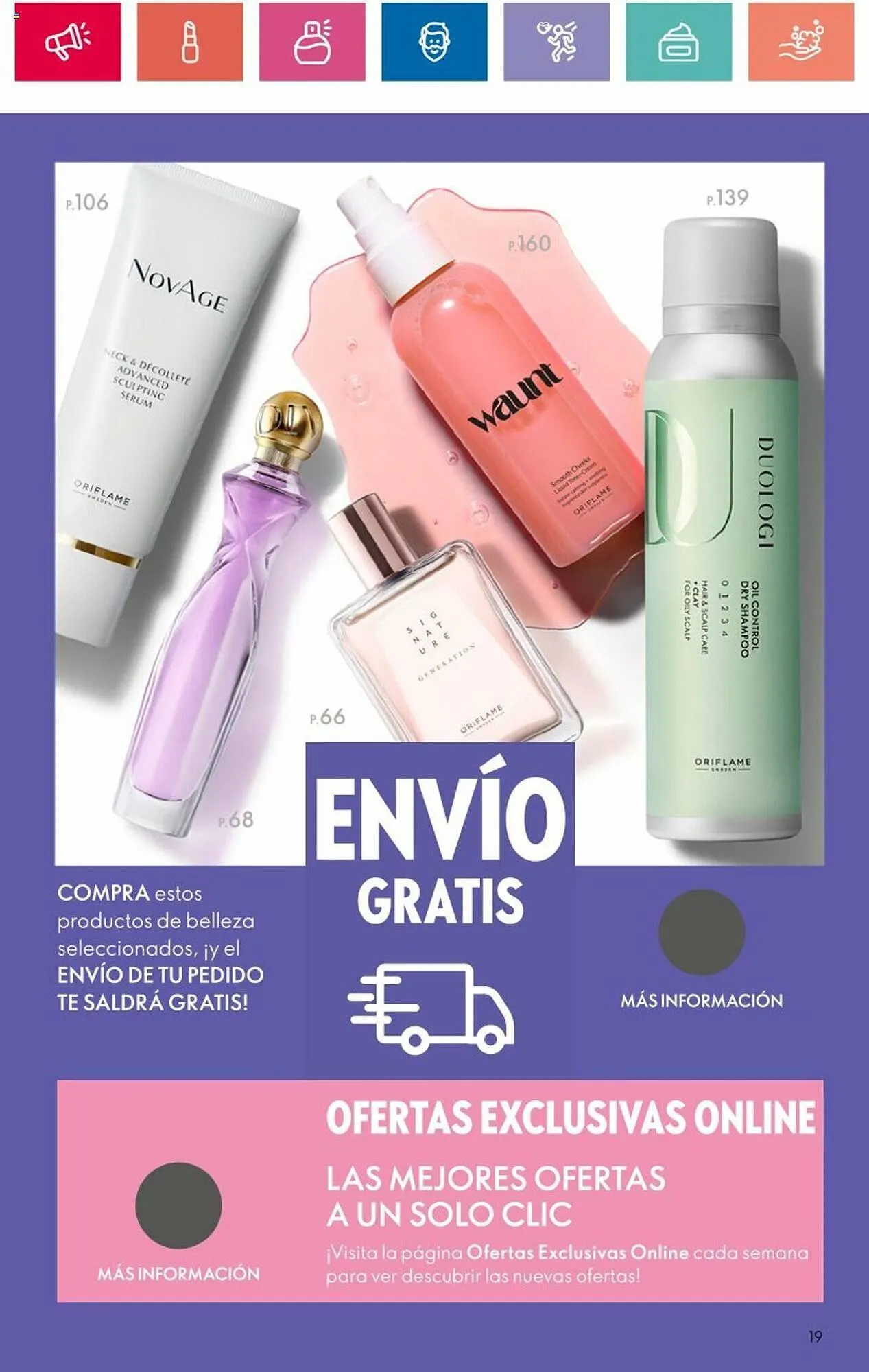 Catálogo de Folleto Oriflame 7 de mayo al 27 de mayo 2024 - Página 19