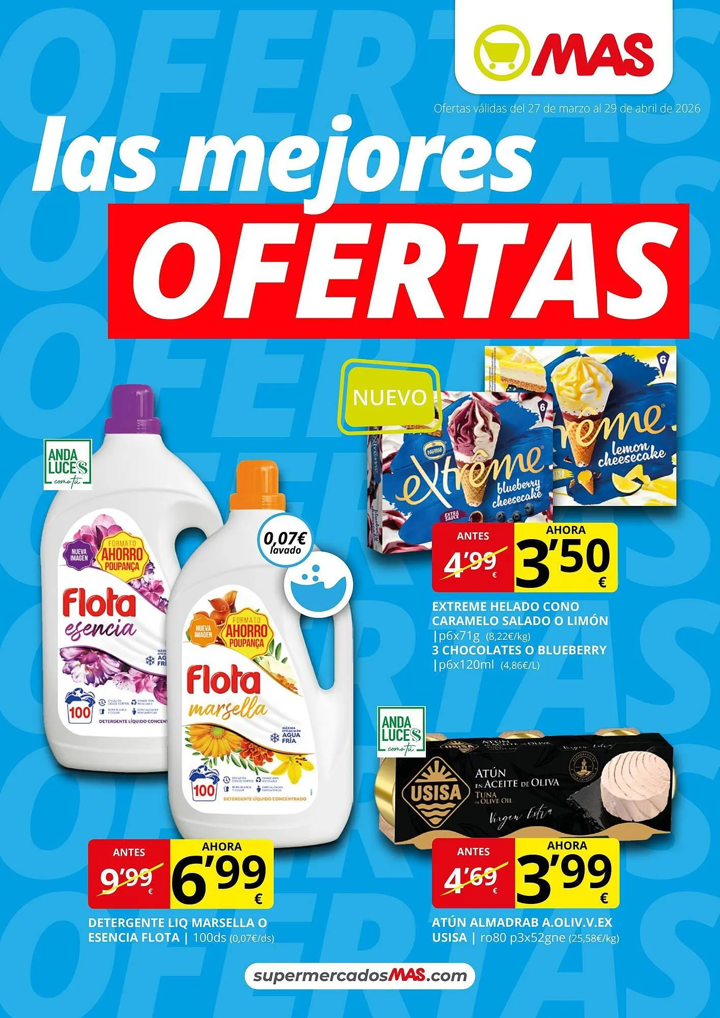 Catálogo de Folleto Supermercados MAS 11 de abril al 29 de abril 2026 - Página 1