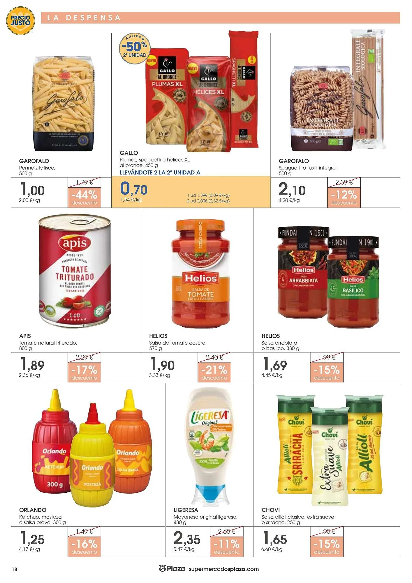 Catálogo de Folleto Supermercados Plaza 10 de abril al 22 de abril 2026 - Página 18