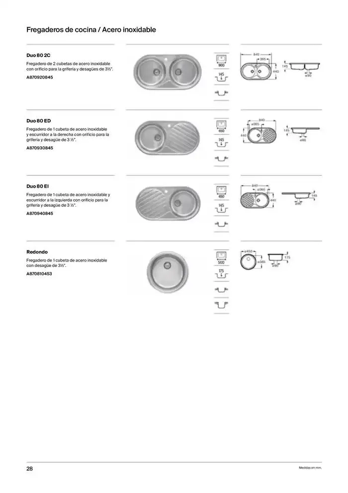 Catálogo de Fregaderos y grifería para cocina 9 de enero al 31 de diciembre 2025 - Página 30
