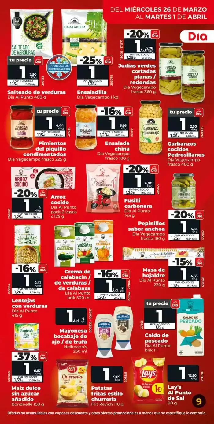 Catálogo de Gran apertura Dia del 26/03 al 01/04  26 de marzo al 1 de abril 2025 - Página 9