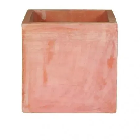 MACETA CUBO DELTA TERRACOTA