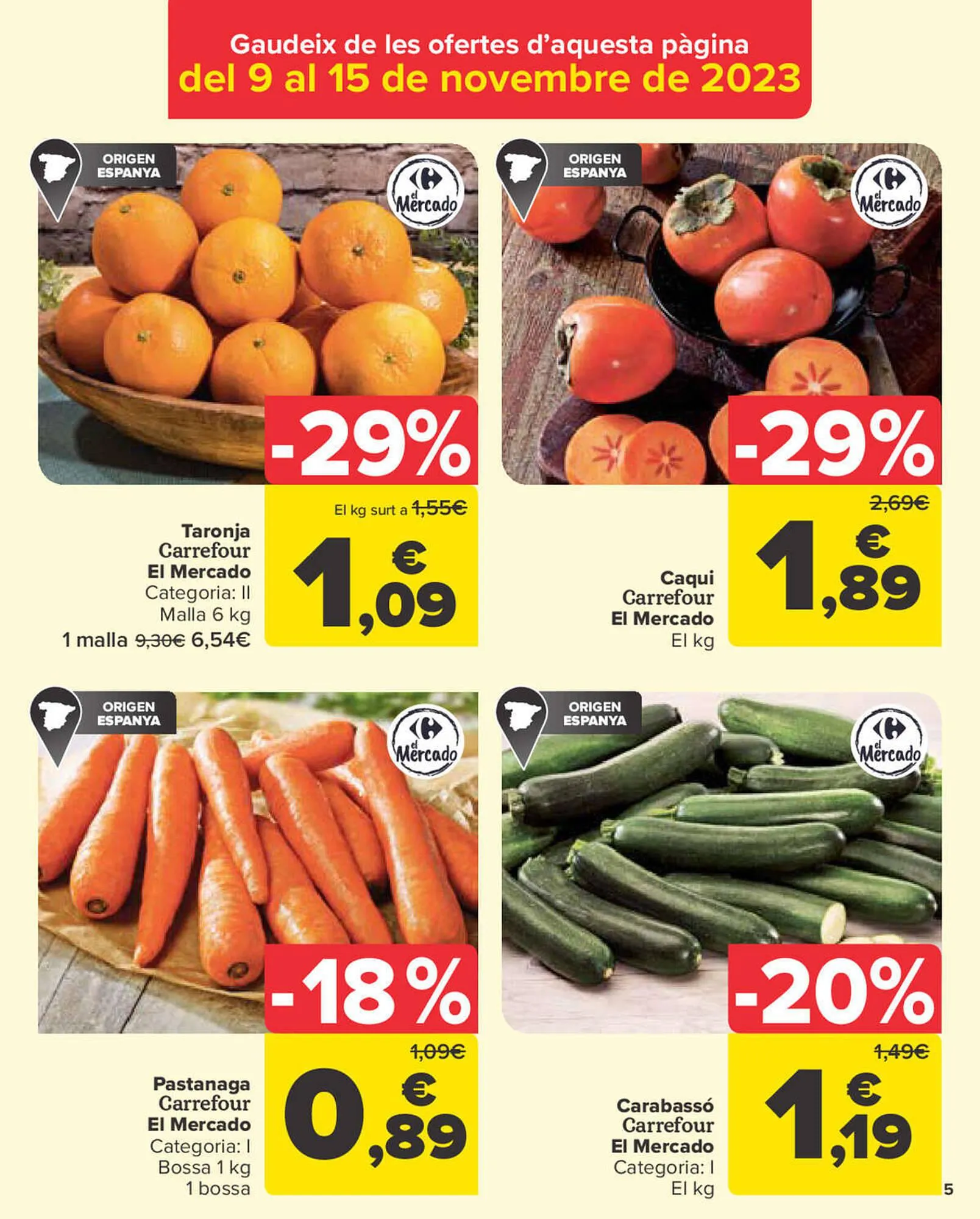 Catálogo de Folleto Carrefour 9 de noviembre al 20 de noviembre 2023 - Página 5