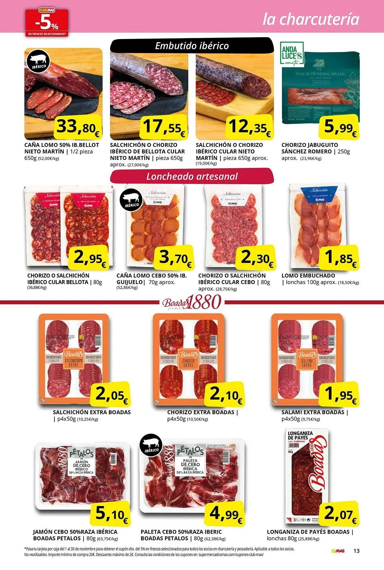 Catálogo de Folleto Supermercados MAS 31 de octubre al 30 de noviembre 2025 - Página 13
